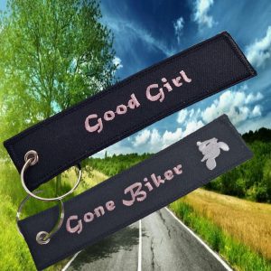Good Girl Gone Biker - Keyring